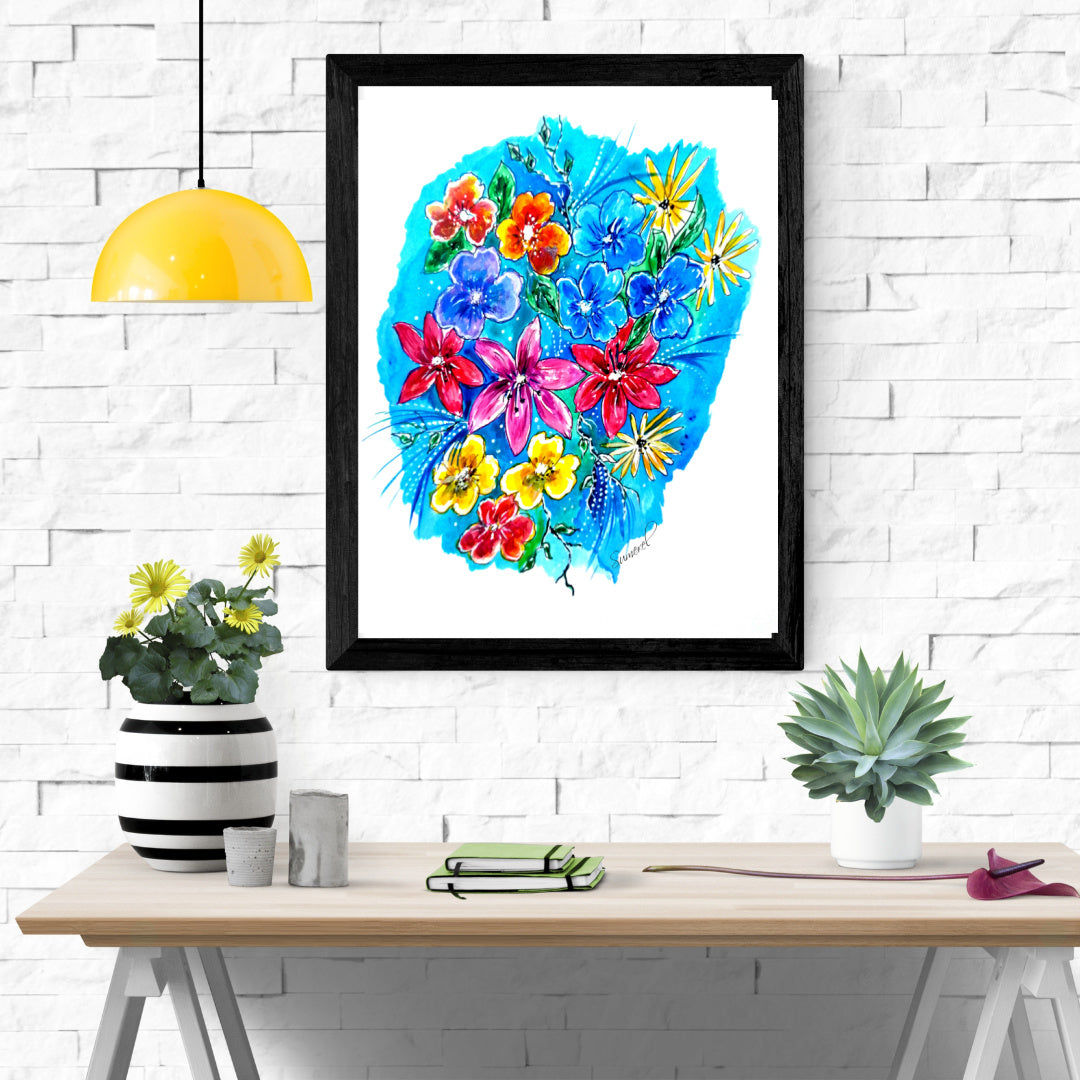 "Broadway Bouquet" Art Print