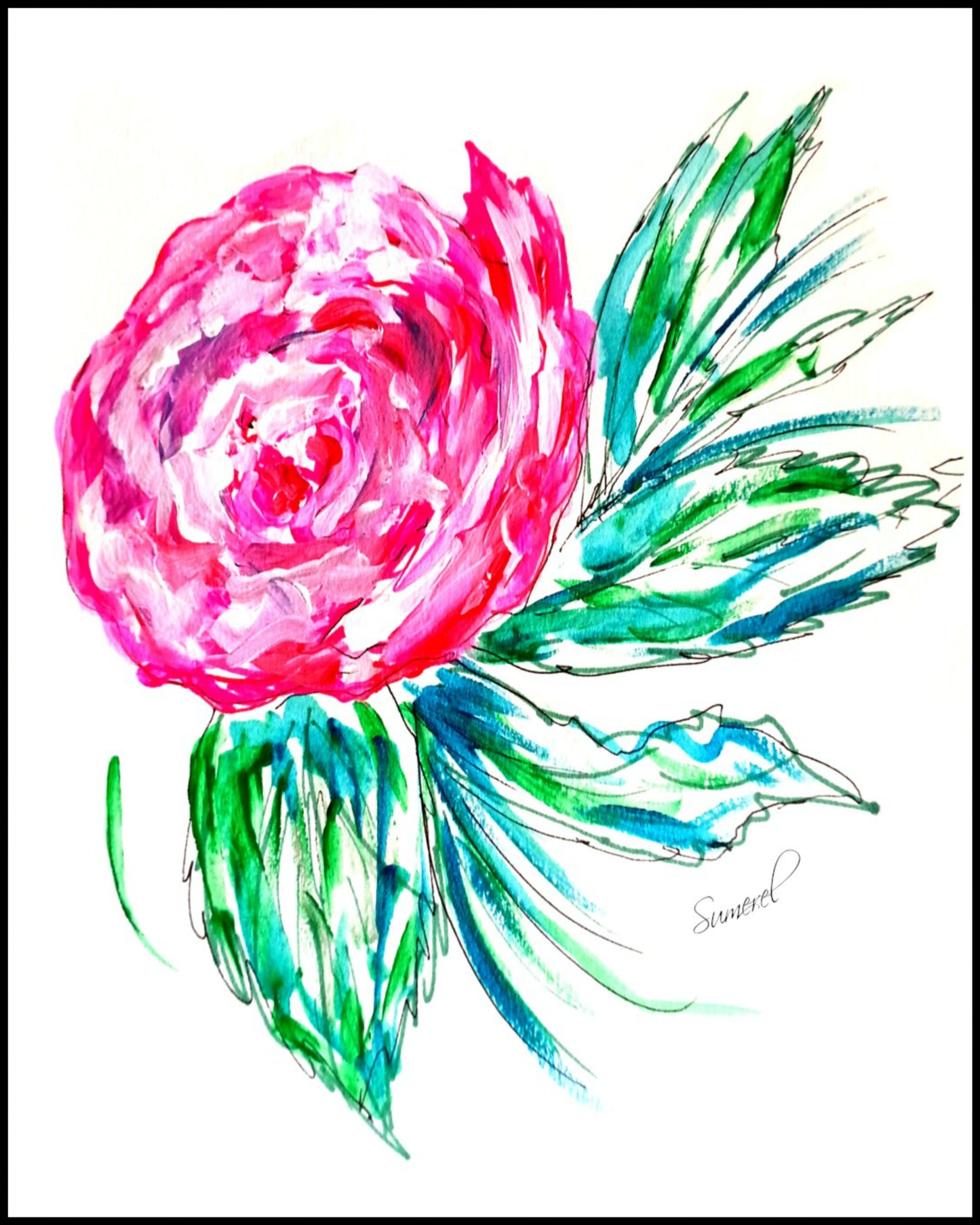 "Genevieve" Art Print