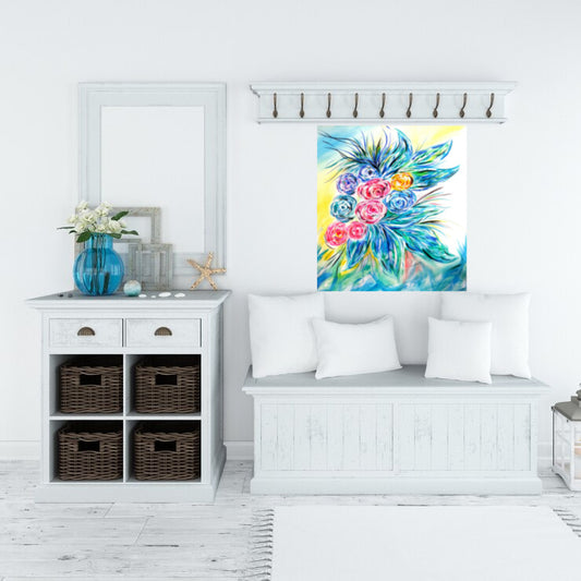 "Blue Bouquet" Original