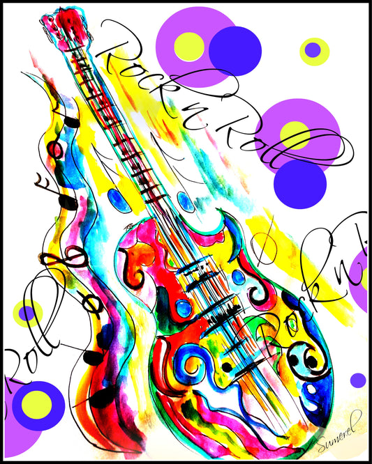 "Rock N' Roll" Art Print
