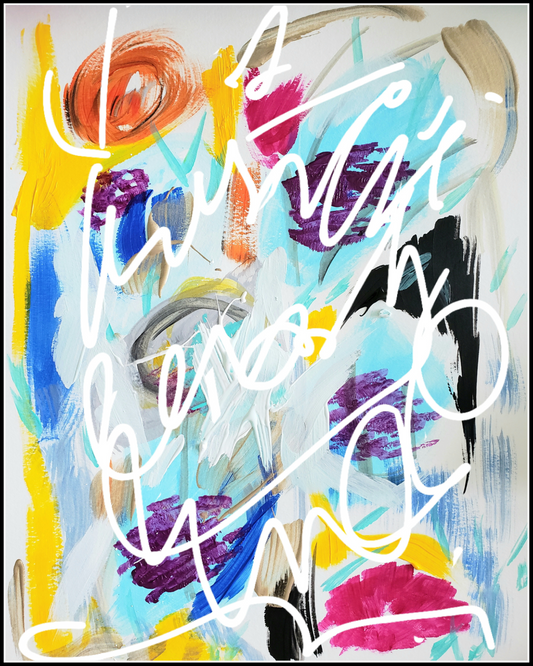 "Abstract Graffiti" Art Print