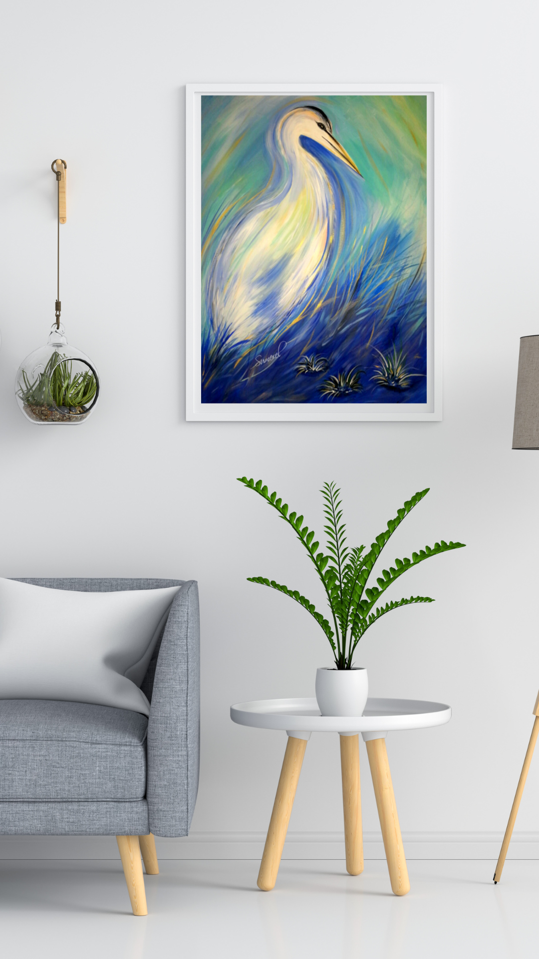 "Egret" Art Print