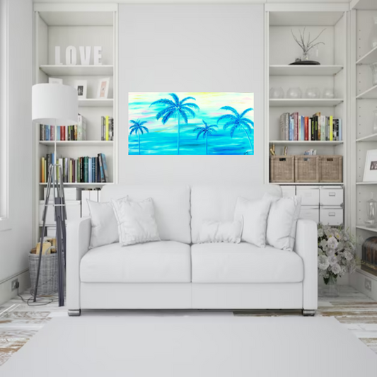 "Palms in Paradise" Original Painting