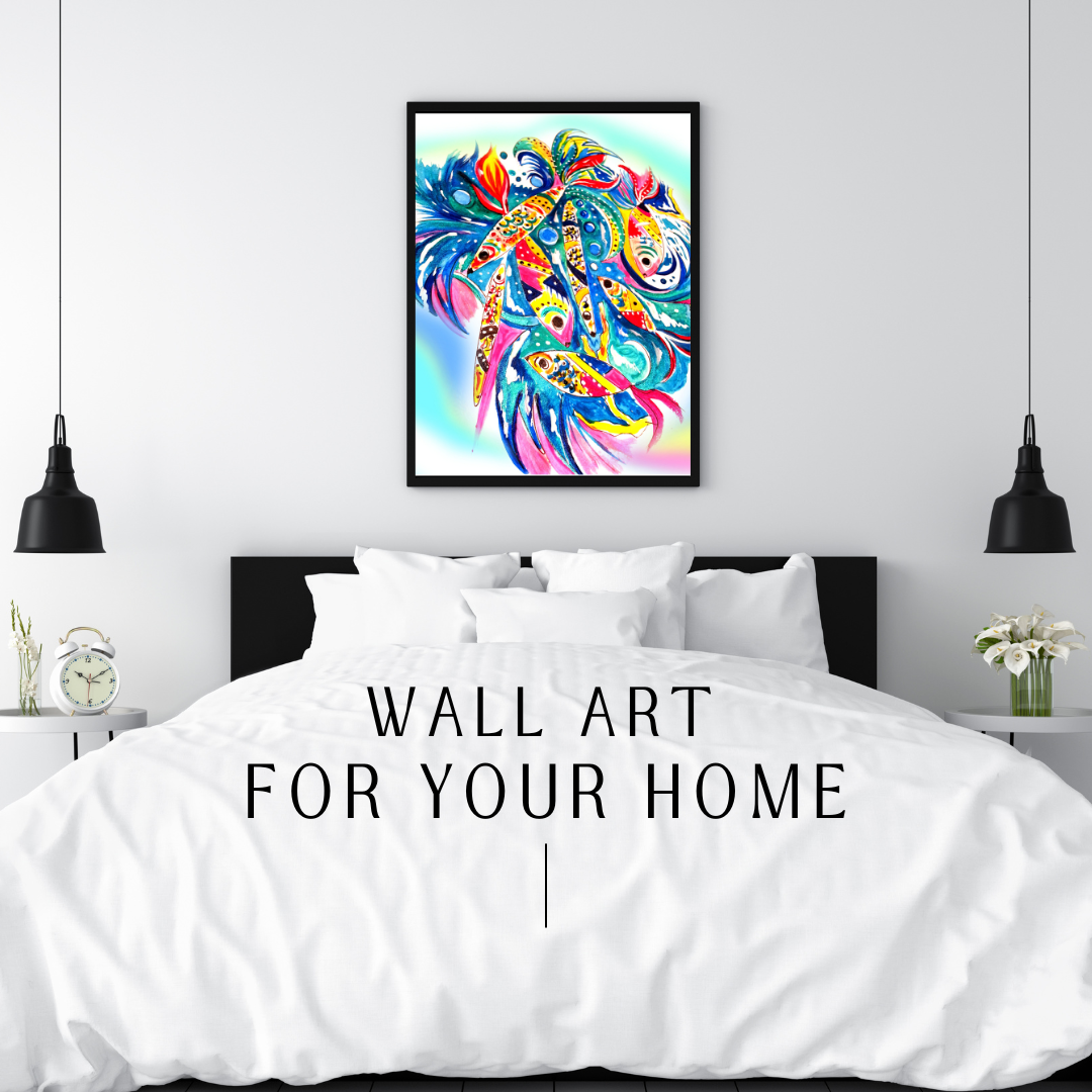 "Fish Mash" Art Print