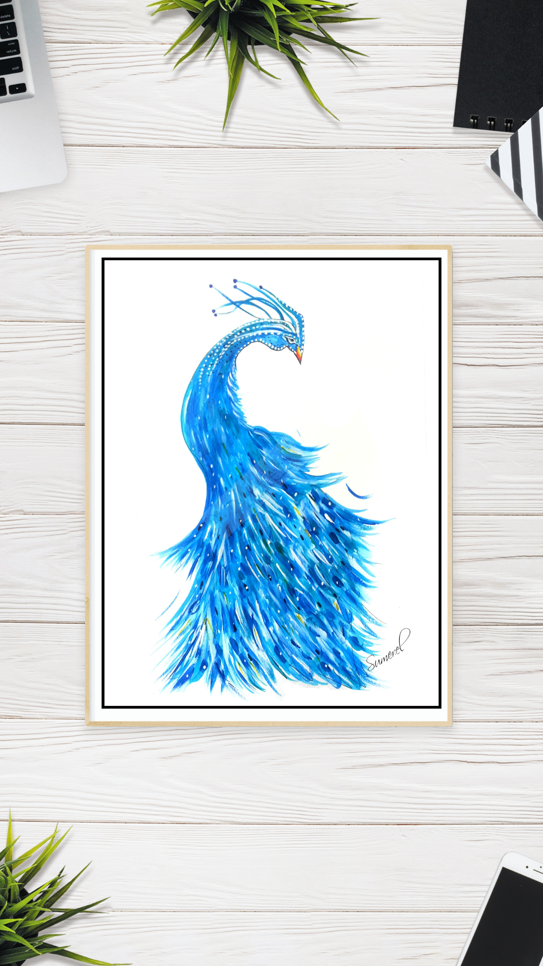 "Les Plumes" Art Print