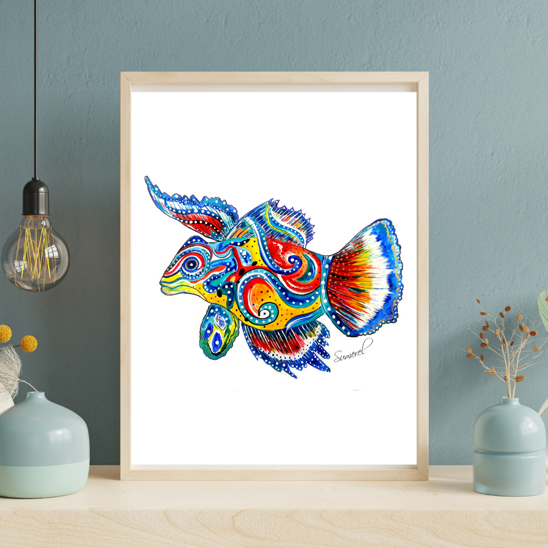 "Mannie Fish" Art Print