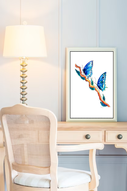 "Pretty Wings" Art Print