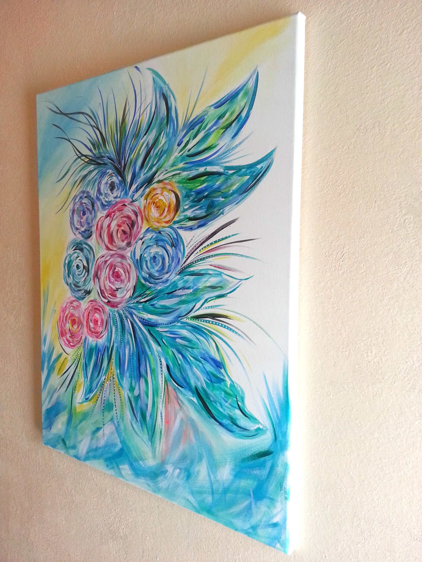 "Blue Bouquet" Original