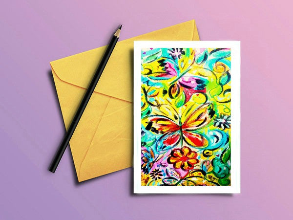 Butterfly Greeting Card "Butterfly Ladies"