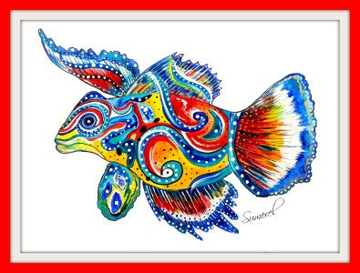 Coastal Greeting Card "Mannie" Greeting Card