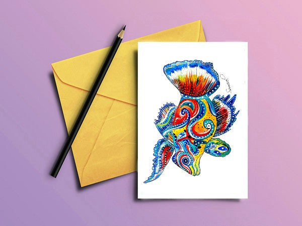 Coastal Greeting Card "Mannie" Greeting Card