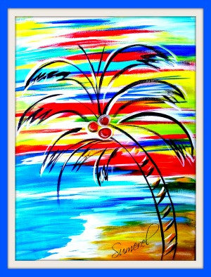 Coastal Greeting Card "New Palm"