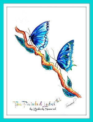 Butterfly Greeting Card "Pretty Wings"