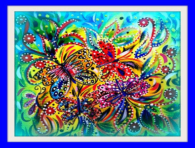 Butterfly Greeting Card "Butterfly Crazy"