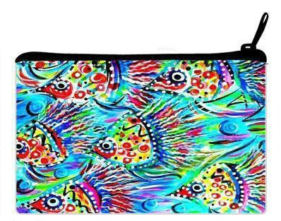 Cosmetic Clutch Bag "Swish Fish"