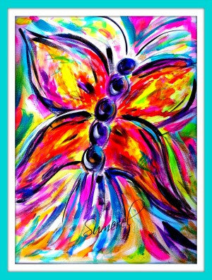 Butterfly Greeting Card "Wings of Color"