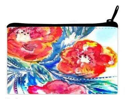 Cosmetic Clutch Bag " Floral Calm"