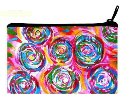 Cosmetic Clutch Bag "Pink Bud"