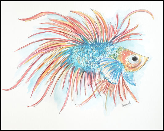 "Betty Beta" Art Print
