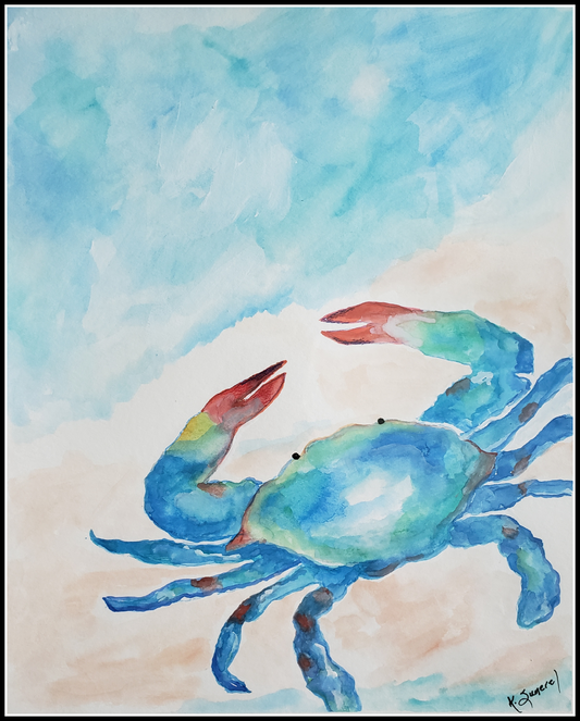 "Curtis the Crab" Art Print