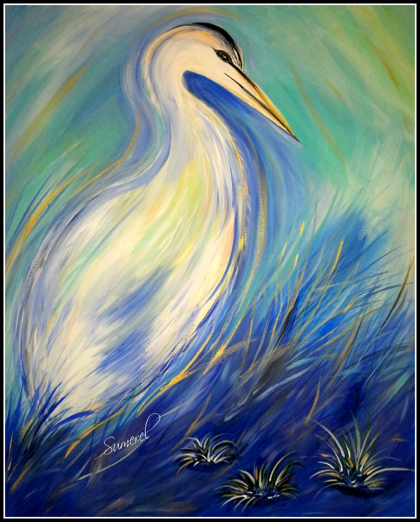 "Egret" Art Print