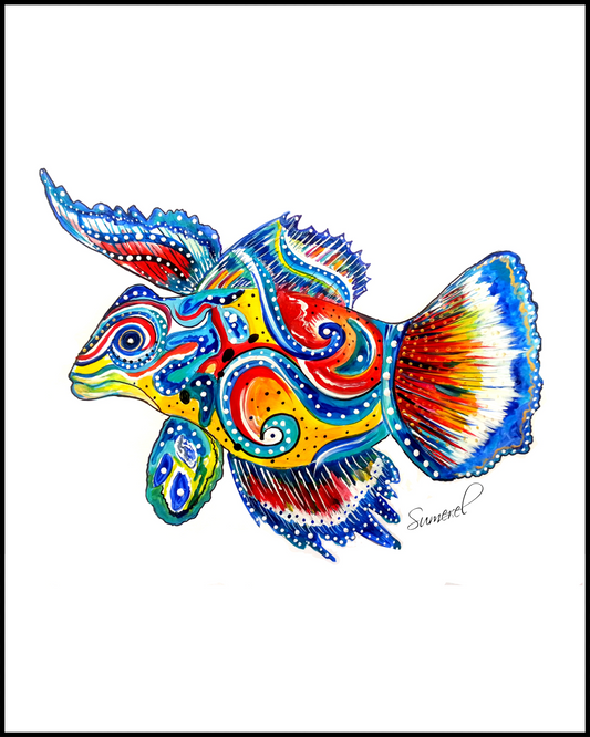 "Mannie Fish" Art Print