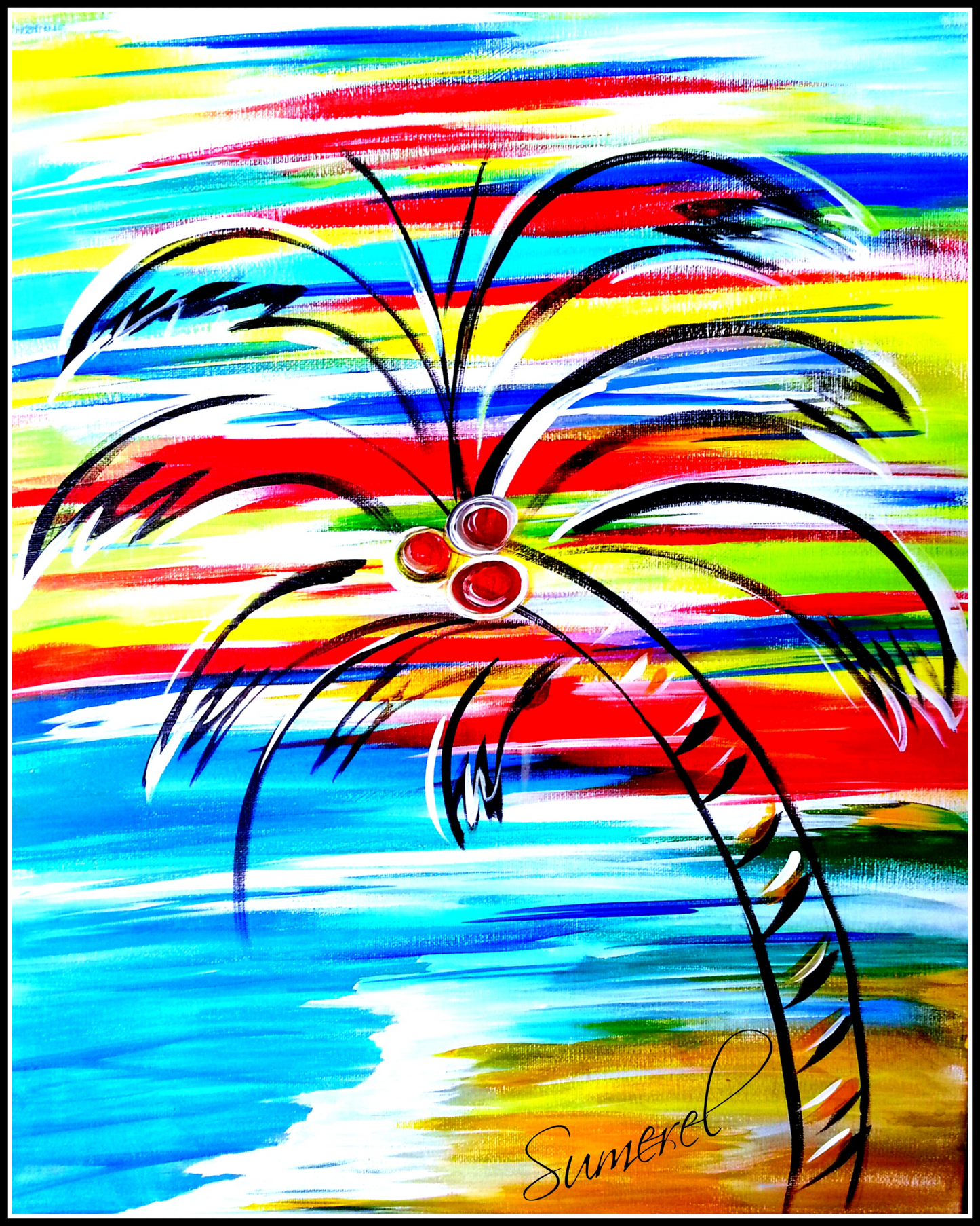 "New Palm" Art Print