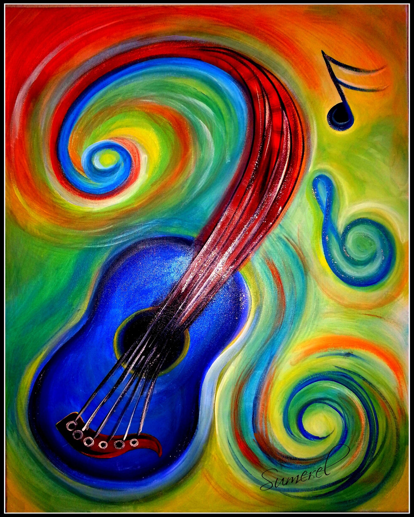 "Serenade of Love" Art Print