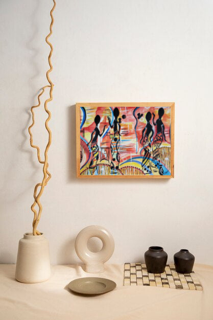 African native dancers art print wall art.
