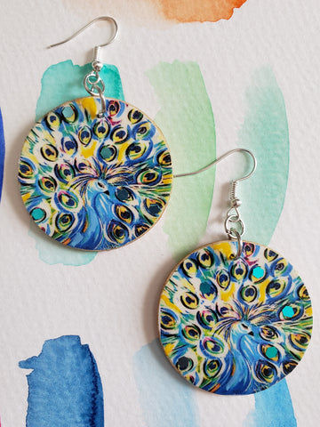 "Peacock" Earrings