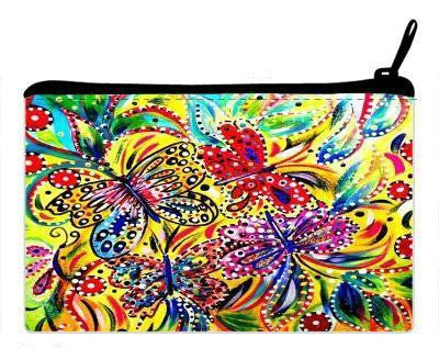 Cosmetic Clutch Bag "Butterfly Crazy"