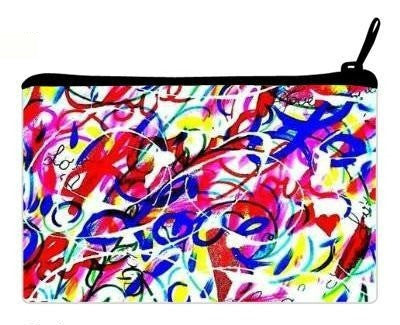 Cosmetic Clutch Bag "Crazy Love"