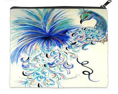 The LARGE Bag with Swarovski Crystals "Elegant Feathers"