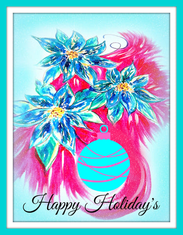 Artist Greeting Card "Happy Holiday's"
