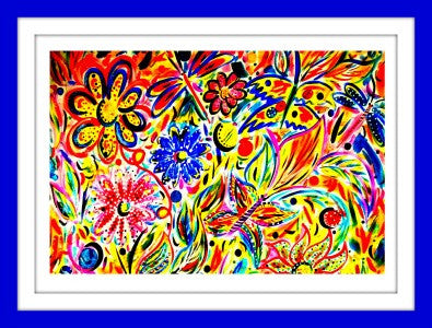 Artist Greeting Card "It's a Mod Mod World"