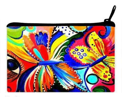 Cosmetic Clutch Bag "Monarch Whimsy"