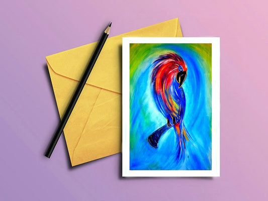 Bird Greeting Card "Sam"
