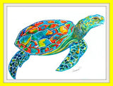 Coastal Greeting Card "Simone the Turtle"