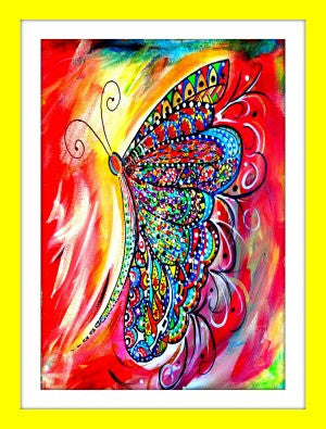 Artist Greeting Card "Spanish Butterfly"
